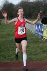 H. Knowles-Jones (Warrington) winning the under-17s womens Northern Cross Country Champs, Knowsley Safari Park. Photo: David T. Hewitson/Sports for All Pics